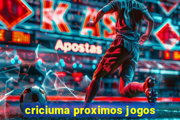 criciuma proximos jogos